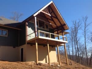 Gallery Timber Frame and Post & Beam Home Construction Tharp Post and Beam Home1 Blue Ridge Post & Beam