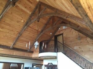 Gallery Timber Frame and Post & Beam Home Construction Timber Trusses1 Blue Ridge Post & Beam