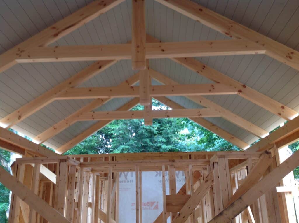 Subcontracting Timber Frame and Post & Beam Home Construction img 9992 Blue Ridge Post & Beam
